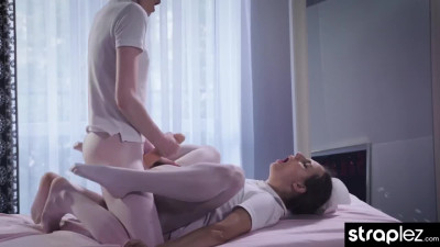 Nothing tastes as good as schoolgirl's pie - Lesbian Sex