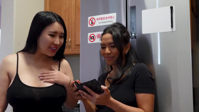 Buxom Asians bring to orgasmic paradise - Amateur FFM