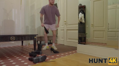 Poor soldier has to watch his girlfriend fucking with sergeant