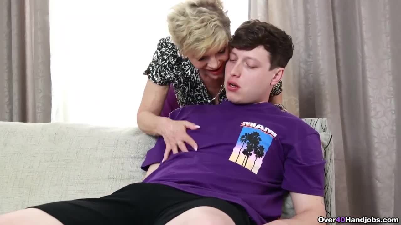 Watch Lusty Busty Blonde Cougar Grants Her Step-nephew a Superb Handjob Combined With Tit-fuck Full. Duration: 07:56 | ePornBabe.