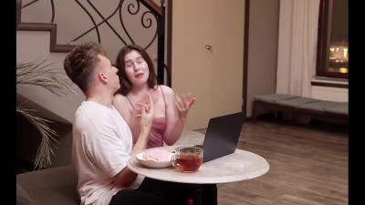 Slim Small-titted Cutie Starts Fighting With Her Step-bro But Ends Up Enjoying Hardcore Sex With Him
