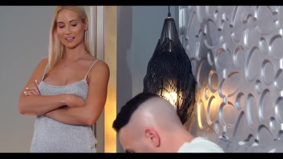 Lustful stepmother Sharon White gives the best sex lesson to the stud