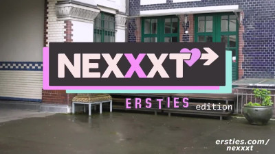 Elle is having fun with a fan with a big dick - Ersties Nexxxt!