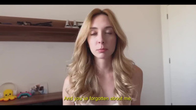 Skinny slut gets roughly fucked by her stepbro