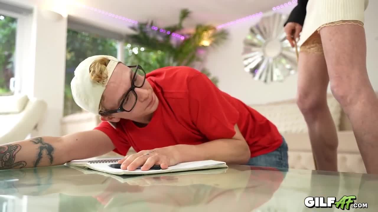 Watch Skinny granny in the image of a teacher taught a hot lesson to an impudent schoolboy. Full. Duration: 12:02 | ePornBabe.