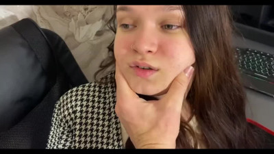 This slutty bitch wants to be his stepmommy but he fucked her