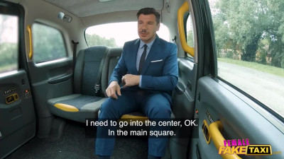 This slutty taxi driver gets roughly fucked by her new client