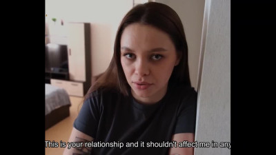 I Had Quarreled With My Pretty Slim Brunette GF & Fucked Her Dashing Twin Sister