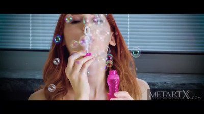 Redhead beauty Jia Lissa is feeling her pussy in an erotic fantasy