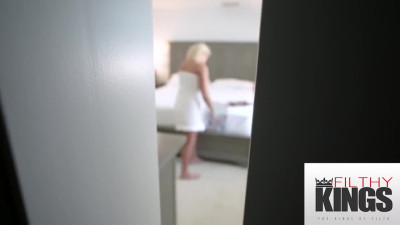 Charli Phoenix caught him in her closet and ends up fucking him