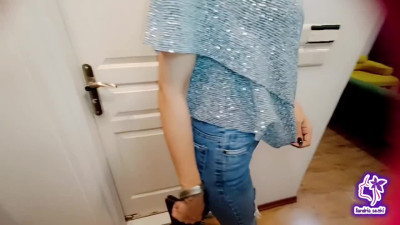 Arab slut got fucked by a complete stranger
