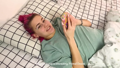 Fucks his mad girlfriend with cumshot on her pussy POV