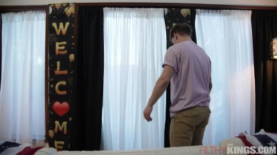 Phat bottomed Latina dressed well to fuck her white stepson