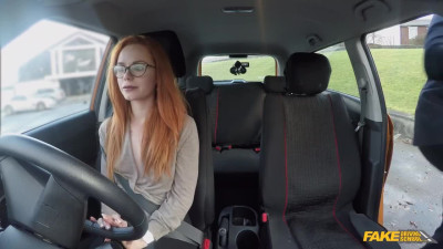 Pretty Redhead PAWG Ella Hughes Wants To Try Her Instructor's Cock Much More Than Pass the Exam