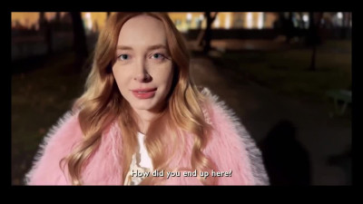 Slutty redhead classmate comes round and blows lucky dude's dong