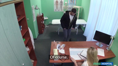 Nurse with a tight pussy gets smashed by a horny dude with hard cock