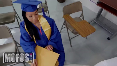 Steamy Asian student struggles on college teacher's shaft for good grades