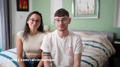 Cute Nerdy Brunette Hottie Indulges In Passionate Sex With Her BF After Long Separation