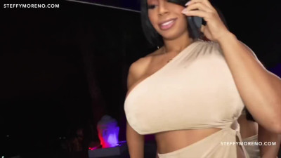 Sexy Buxom Plump-assed Latina Babes Anny Star & Steffy Moreno Go Nuts With the Jock's Cock