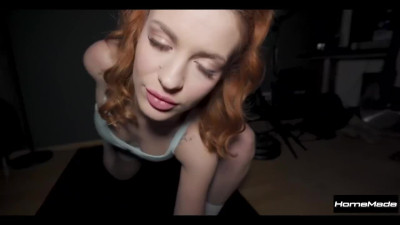 Tight teen's pussy gets roughly smashed