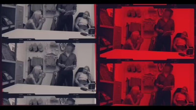 Brunette doc milf caught shoplifting and fucks the guard