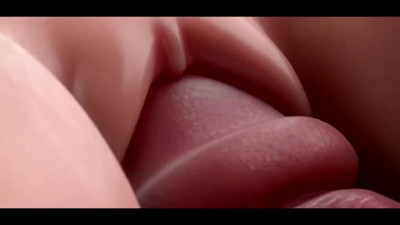 3d animated blondie gets her tight pussy broke and filled by a monster fucking machine