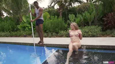 Horny blonde Cory loves dicks of all colors