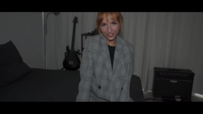 Redhead beauty gets her tiny muff broke by an insane guy's cock