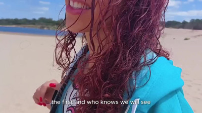 Nudists are having fun on the beach