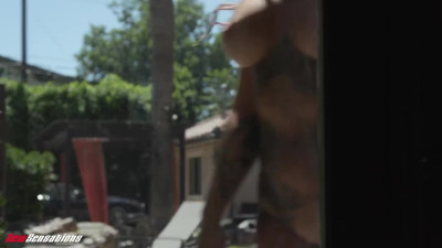 Depraved milf can't hold her screams as heavy cock ravages her wet slit