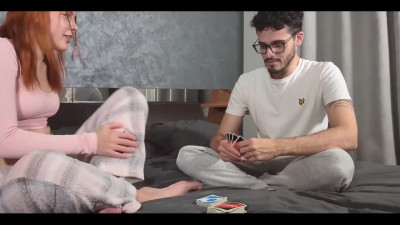 Redhead teen is begging her friend to fuck her pussy as hard as he can