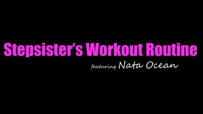 Slim and bratty stepsis helped him with cardio after a workout