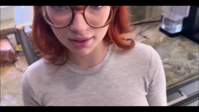 Stepdad fucks redhead during on vacation - POV