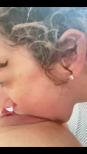 Curly Milf can't stop eating Teen Sweet Pussy.