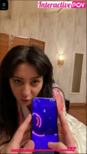 POV Massage makes French Sasha cum from vibrator
