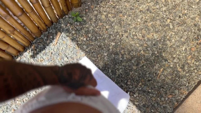 Phat bottomed Latina really wants some fresh air's dick