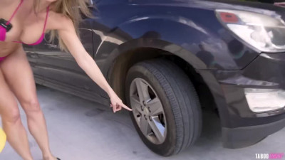 Horny women with yummy bodies showcase their goodies at car wash
