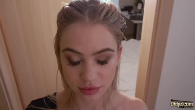 The beautiful blonde gets quite a dicking from her older lover