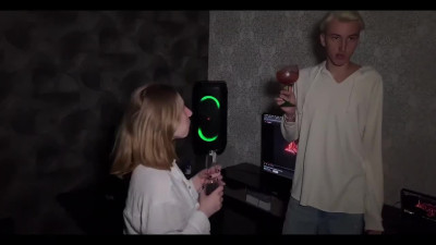 Blonde teen got fucked by a bf's friend on the house party