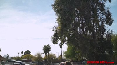 Skinny Allie was hitchhiking a ride, ending up riding his BBC