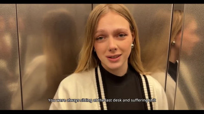 Russian Teen Jumps on Classmate's Cock – POV Blowjob