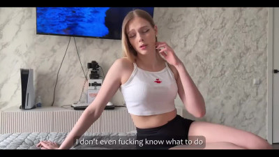 Russian Blonde's Card Game Surprise. Dear -Arisha Mills.