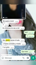 Latina teen sends a vid of her masturbating