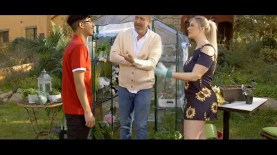 Busty curvy Jenna Starr is getting fucked outside by Diego Perez