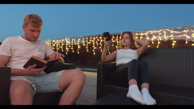 Slim Russian Teen Flashes Her Big Boobs To Seduce Her Step-bro & Enjoy His Huge Dick