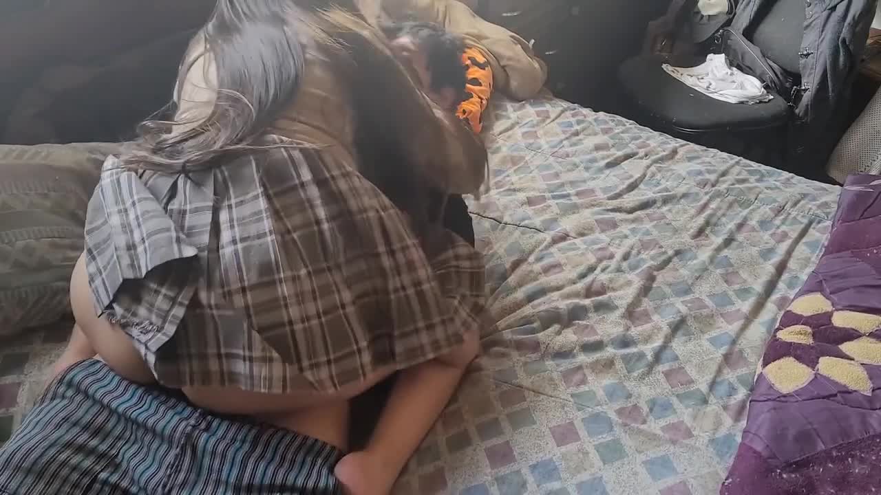 Watch Quickie with college babe in skirt on my bed Full. Duration: 07:36 | ePornBabe.