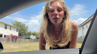 Sexy traveling companion turned out to be a slutty slut who is ready for public passion.