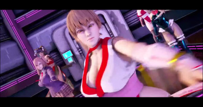 Katsumi, Marie Rose, and others just dancing around like crazy