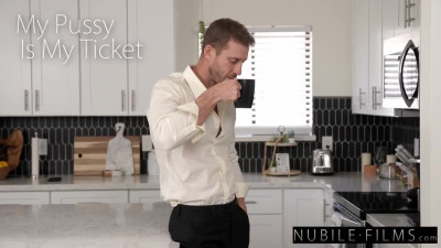 Tiana Blow is up for a fuck in the kitchen - Nubile Films