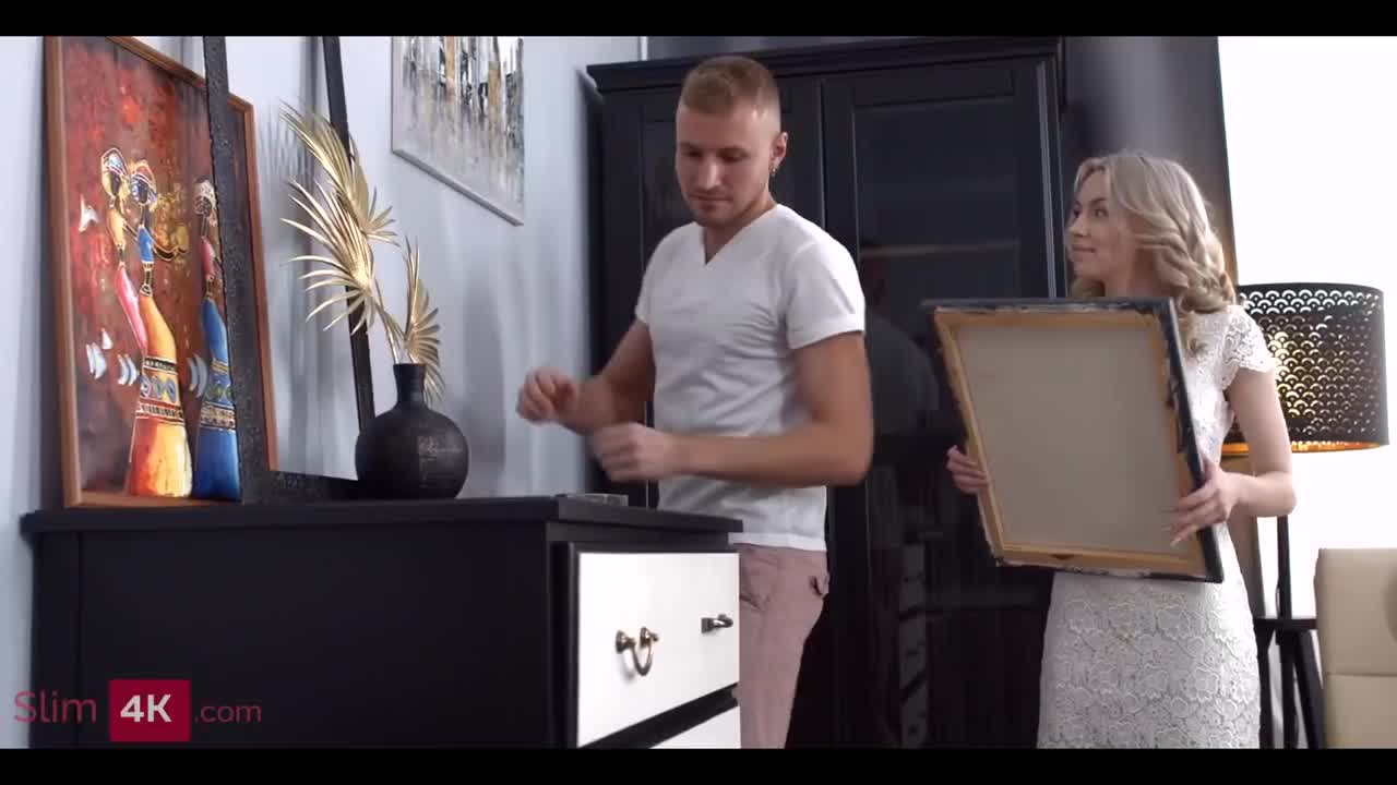 Watch Blondie was installing a painting but got fucked as well Full. Duration: 11:50 | ePornBabe.